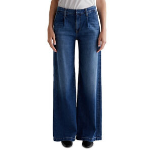 AG Jeans Women Pleated Stella Wide Leg Palazzo Provence Size 29X32.5